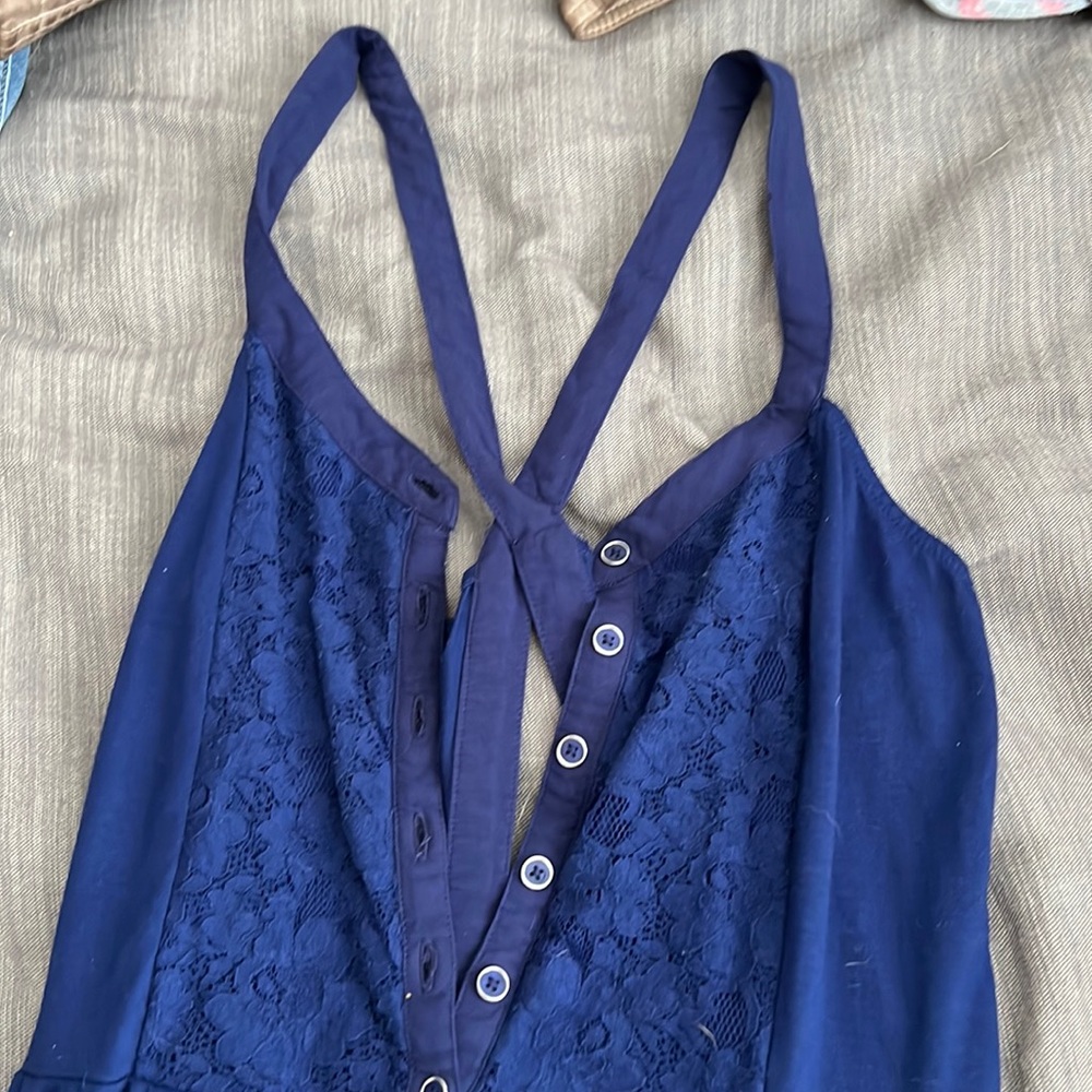 Blue dress, great condition, Charming Charlie.